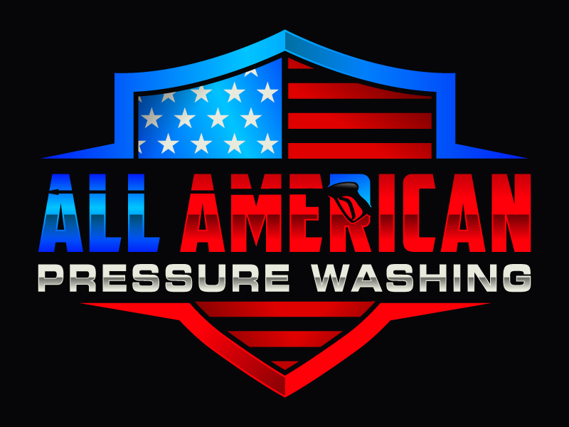 All American Pressure Washing logo design by USDOT