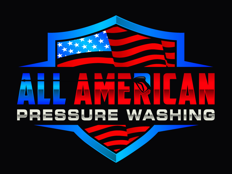 All American Pressure Washing logo design by USDOT