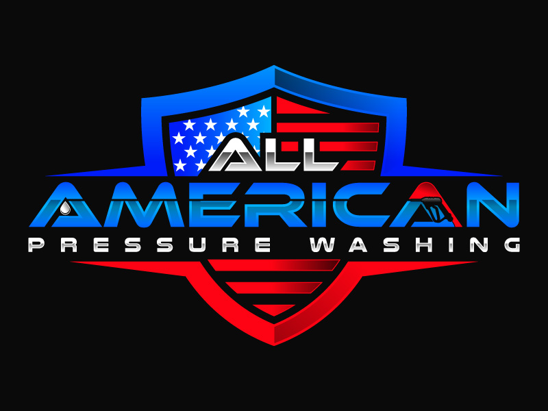 All American Pressure Washing logo design by subrata