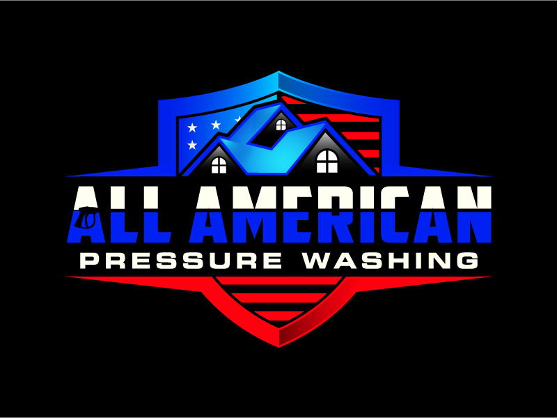 All American Pressure Washing logo design by subrata