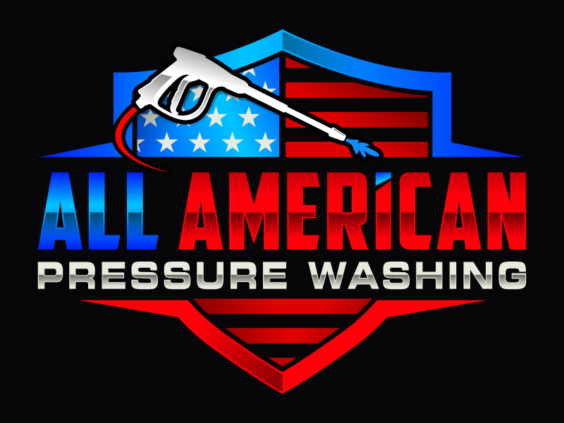 All American Pressure Washing logo design by USDOT