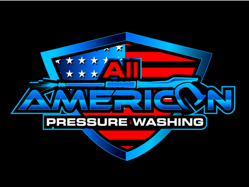 All American Pressure Washing logo design by Avijit