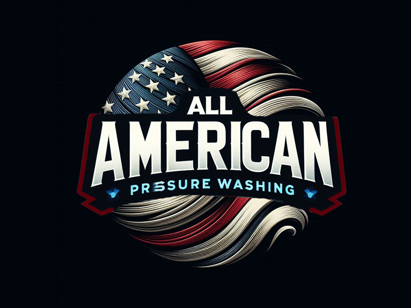 All American Pressure Washing logo design by Bananalicious