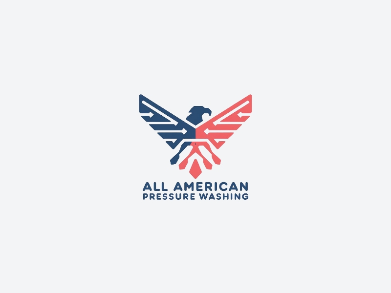 All American Pressure Washing logo design by iffikhan