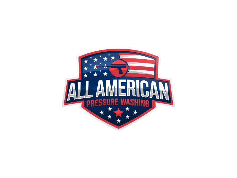 All American Pressure Washing logo design by iffikhan