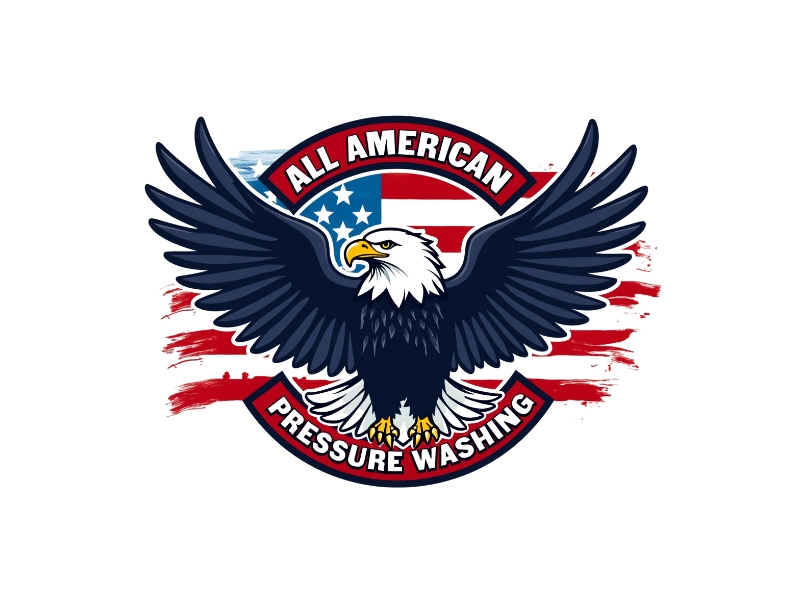 All American Pressure Washing logo design by iffikhan