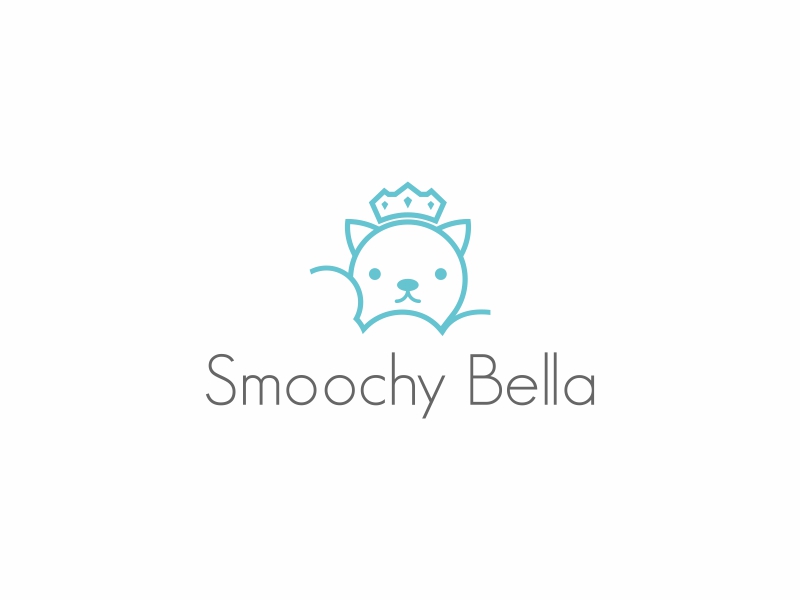 Smoochy Bella logo design by DiDdzin