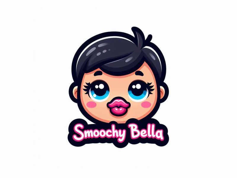 Smoochy Bella logo design by giphone