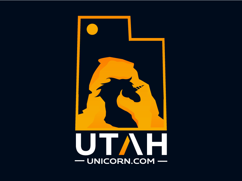 Utah Unicorn logo design by mawanmalvin