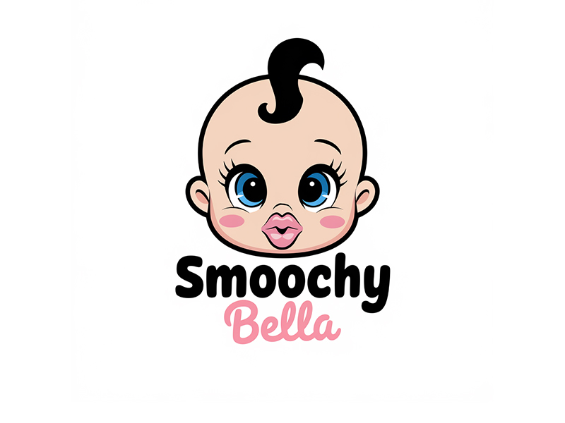 Smoochy Bella logo design by Nadine Gharbi