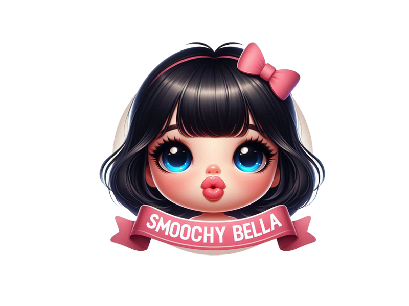 Smoochy Bella logo design by Bananalicious