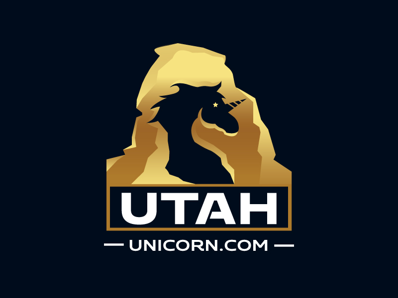 Utah Unicorn logo design by mawanmalvin