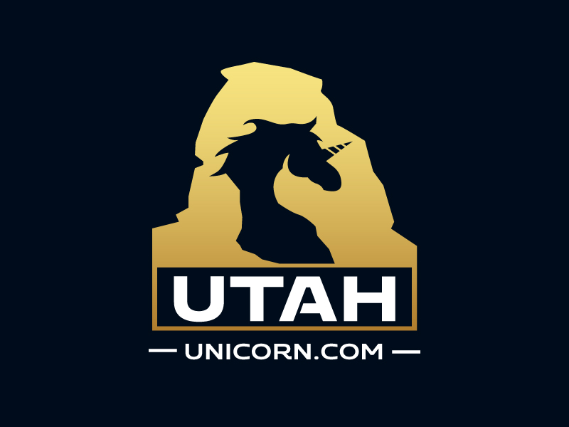 Utah Unicorn logo design by mawanmalvin