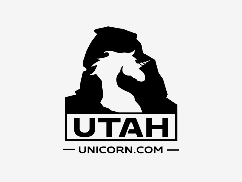 Utah Unicorn logo design by mawanmalvin