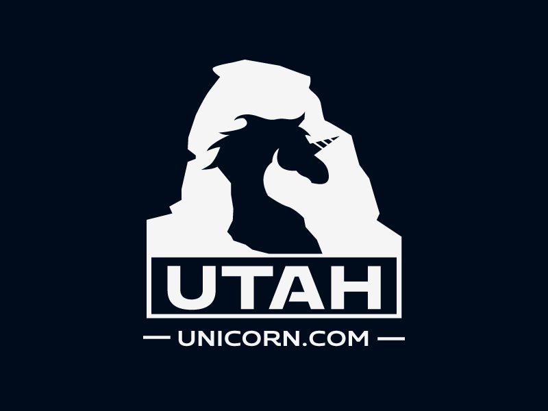 Utah Unicorn logo design by mawanmalvin