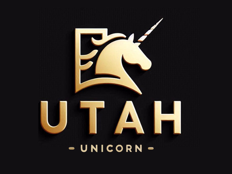 Utah Unicorn logo design by mjmdesigns