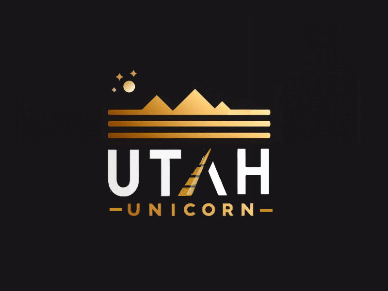 Utah Unicorn logo design by mjmdesigns