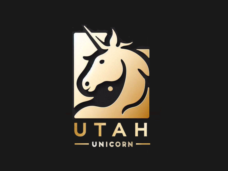 Utah Unicorn logo design by mjmdesigns