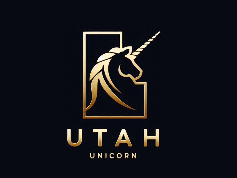 Utah Unicorn logo design by mjmdesigns