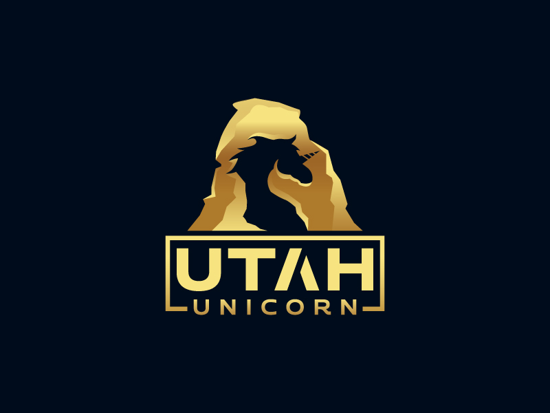 Utah Unicorn logo design by mawanmalvin