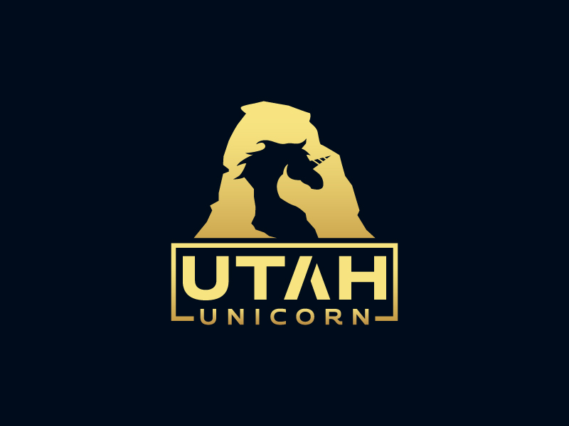 Utah Unicorn logo design by mawanmalvin