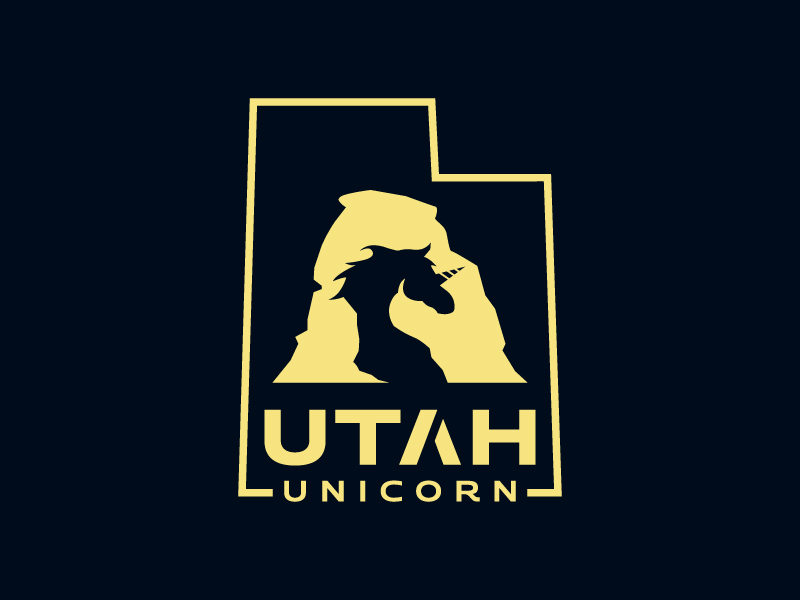 Utah Unicorn Logo Design