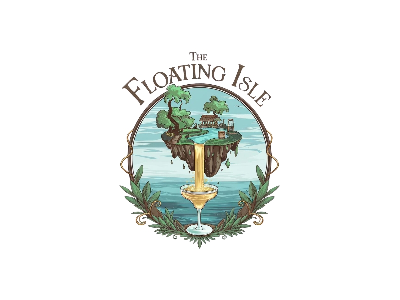 The Floating Isle logo design by iffikhan