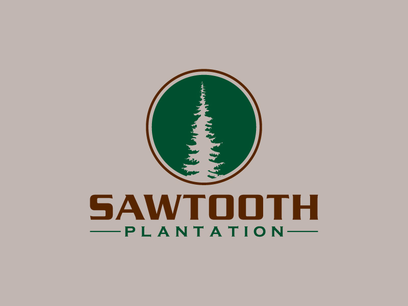 SAWTOOTH PLANTATION logo design by sakarep