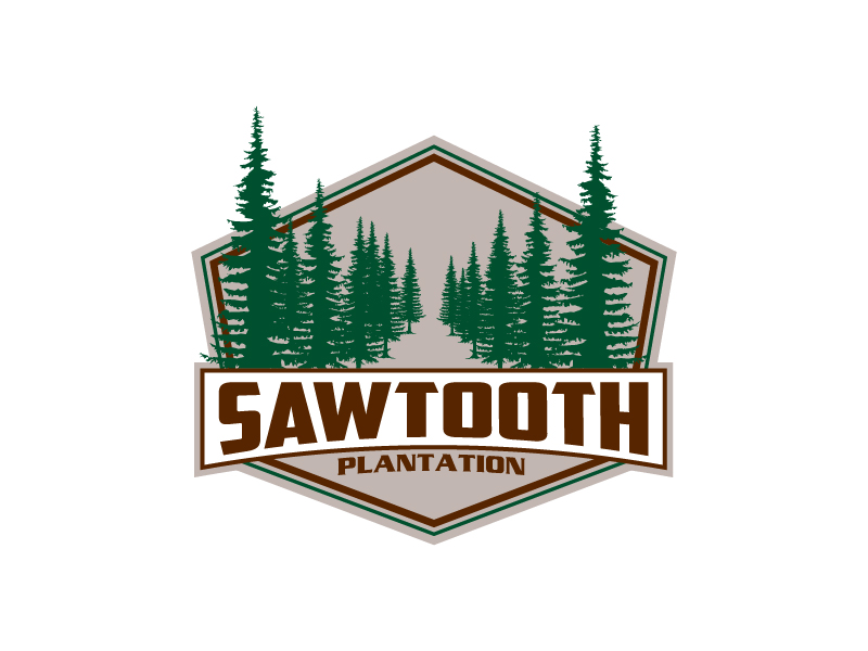 SAWTOOTH PLANTATION logo design by sakarep