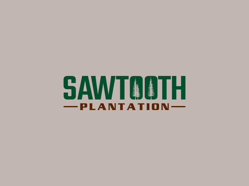 SAWTOOTH PLANTATION logo design by sakarep