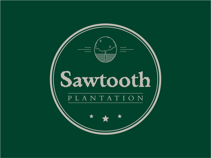 SAWTOOTH PLANTATION logo design by DiDdzin