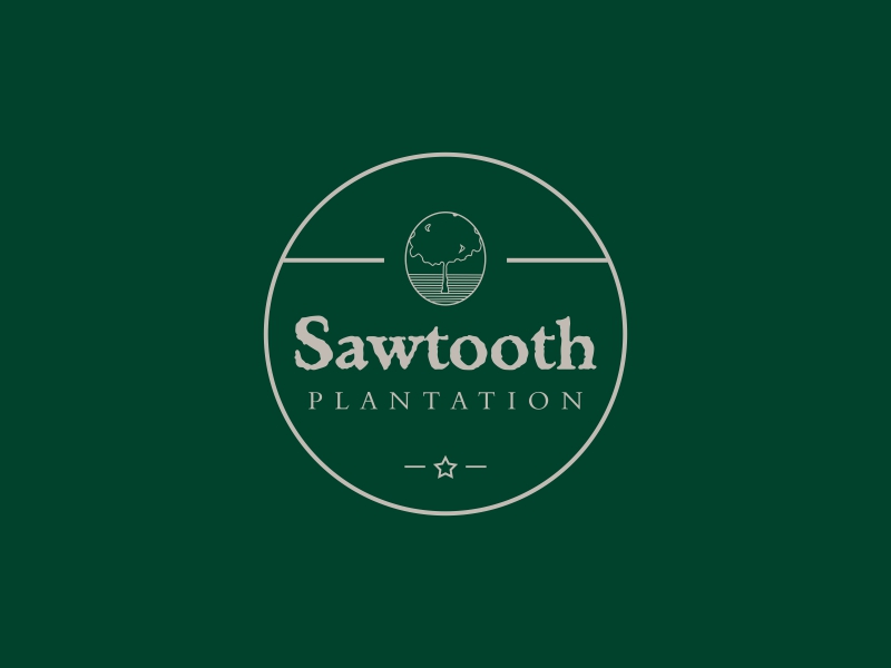 SAWTOOTH PLANTATION logo design by DiDdzin