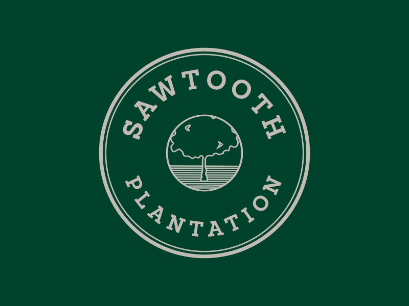 SAWTOOTH PLANTATION logo design by DiDdzin