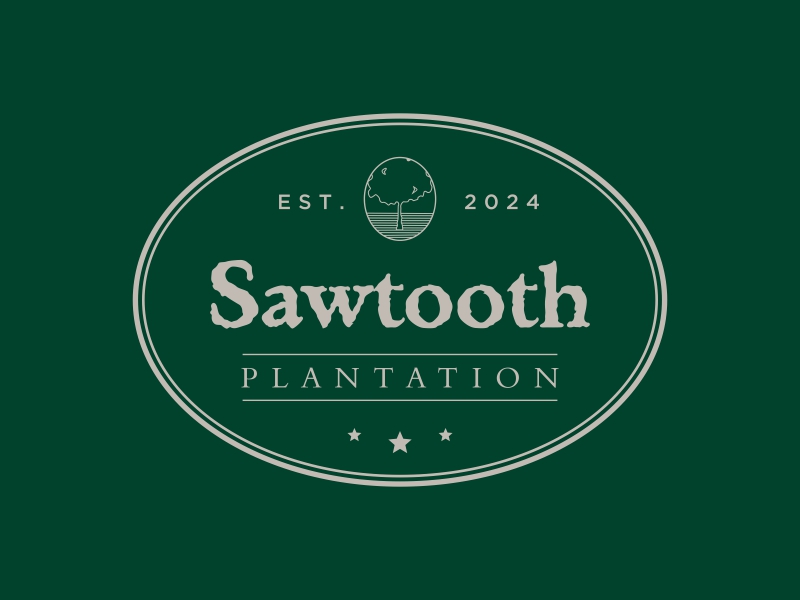 SAWTOOTH PLANTATION logo design by DiDdzin