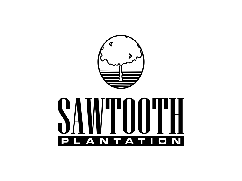 SAWTOOTH PLANTATION logo design by mikael