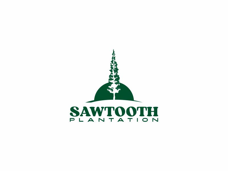 SAWTOOTH PLANTATION logo design by ramapea