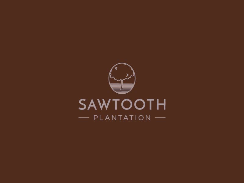 SAWTOOTH PLANTATION logo design by twenty4