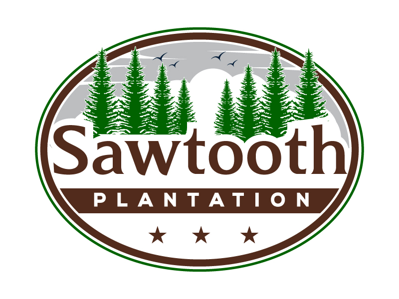 SAWTOOTH PLANTATION logo design by Gilate