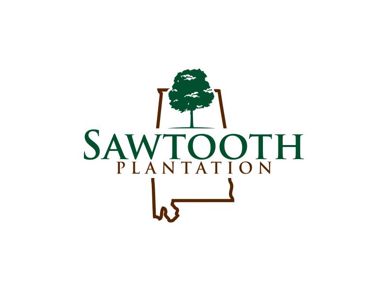 SAWTOOTH PLANTATION logo design by zonpipo1