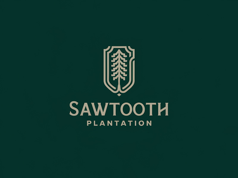 SAWTOOTH PLANTATION logo design by Fadli Maulana