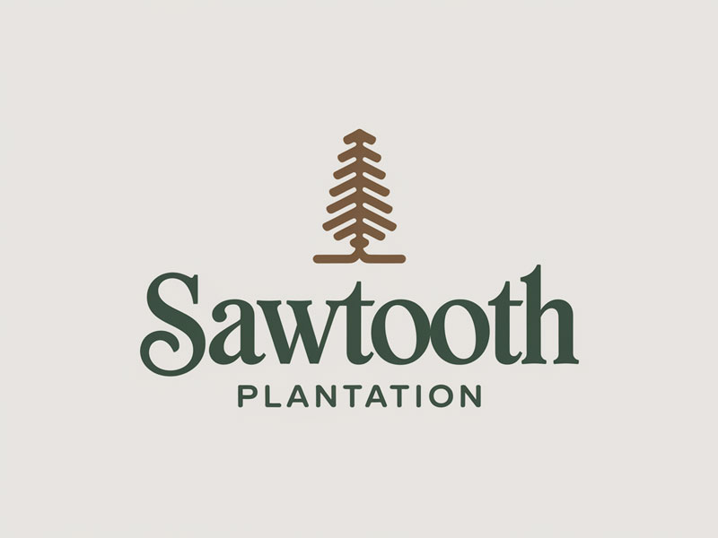 SAWTOOTH PLANTATION logo design by jandu