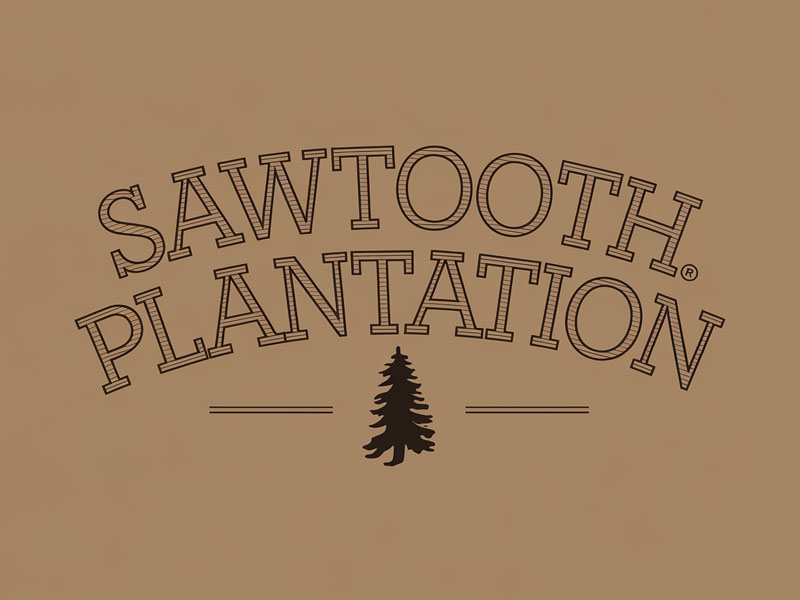 SAWTOOTH PLANTATION logo design by jandu