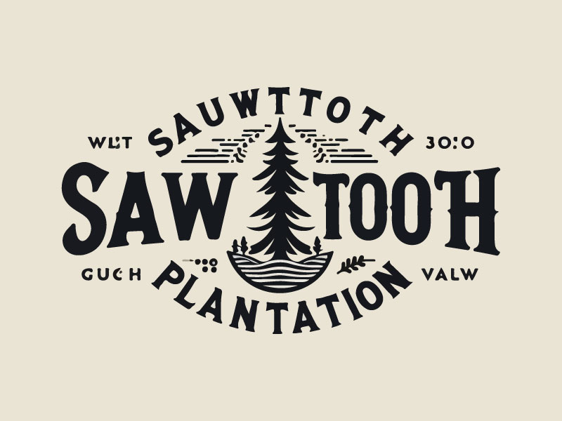 SAWTOOTH PLANTATION logo design by Rahul Biswas