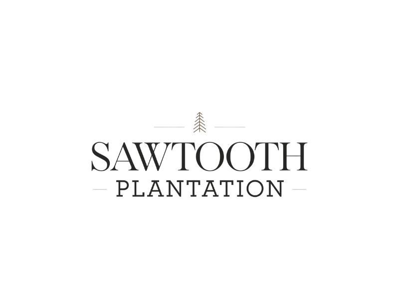 SAWTOOTH PLANTATION logo design by iffikhan