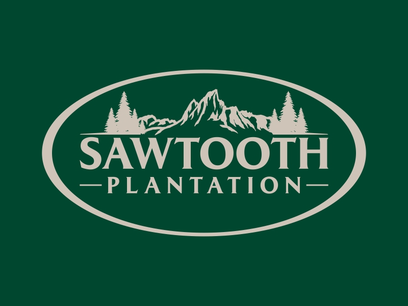 SAWTOOTH PLANTATION logo design by Realistis