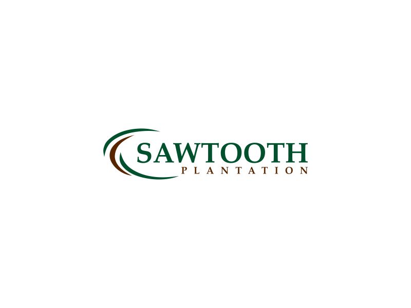 SAWTOOTH PLANTATION logo design by Snapp