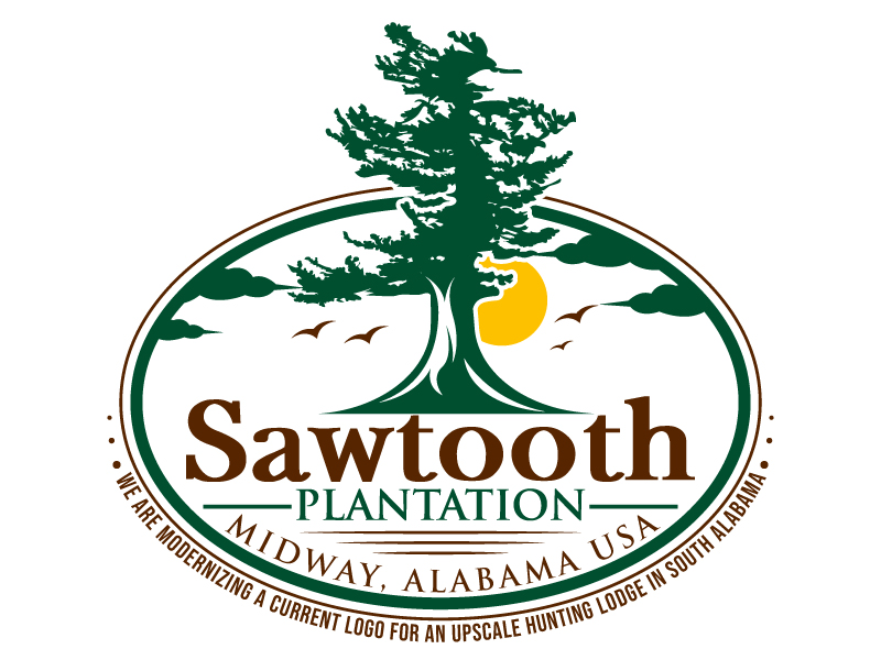 SAWTOOTH PLANTATION logo design by Gilate