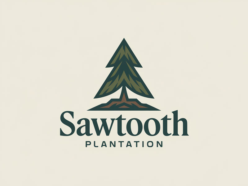 SAWTOOTH PLANTATION logo design by navneet