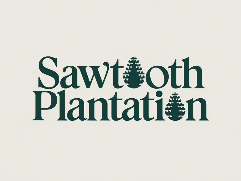 SAWTOOTH PLANTATION logo design by navneet