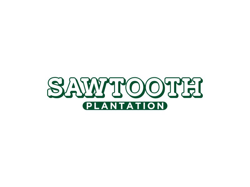 SAWTOOTH PLANTATION logo design by Snapp